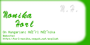 monika horl business card